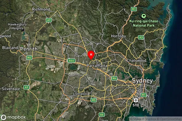 Constitution Hill,New South Wales Satellite Map