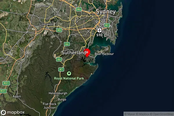 Caringbah South,New South Wales Satellite Map