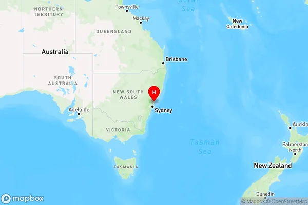 Tacoma South,New South Wales Region Map