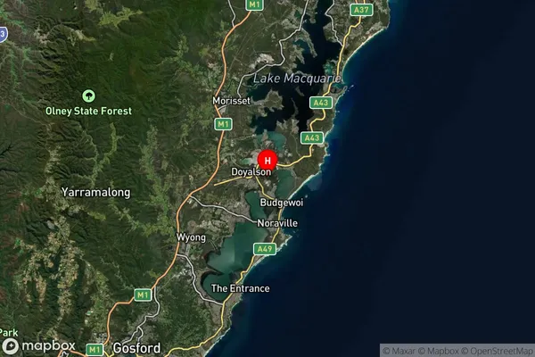 Colongra,New South Wales Satellite Map