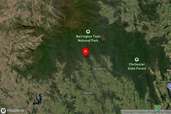 Upper Allyn,New South Wales Satellite Map