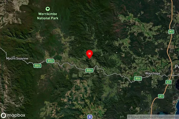 Kindee,New South Wales Satellite Map