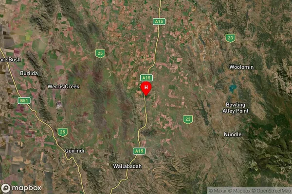 Garoo,New South Wales Satellite Map