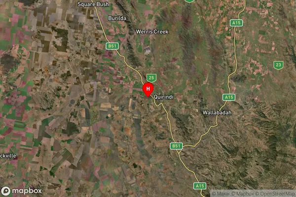 Borambil,New South Wales Satellite Map