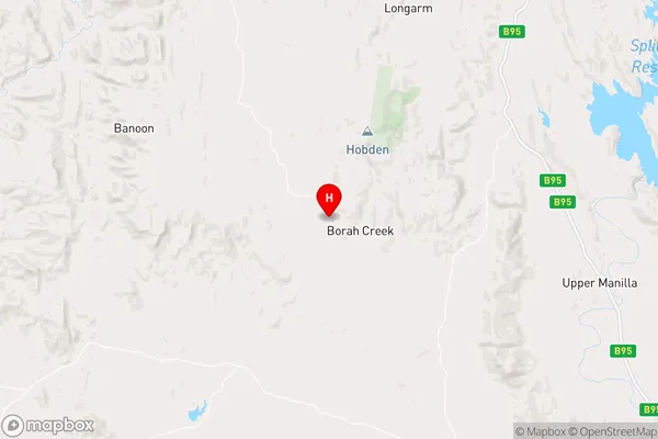 Borah Creek,New South Wales Area Map