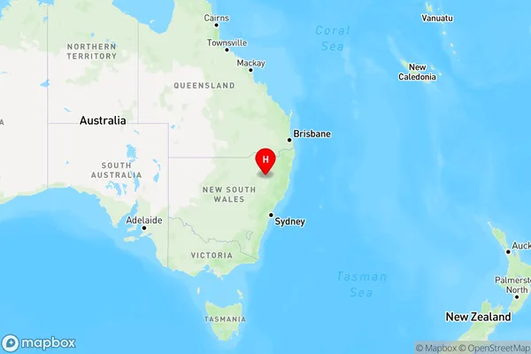 Wimborne,New South Wales Region Map