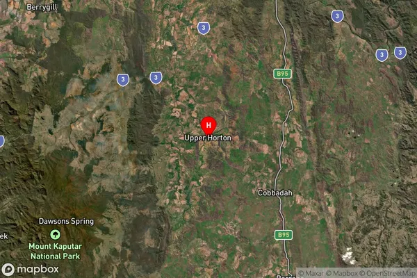 Upper Horton,New South Wales Satellite Map