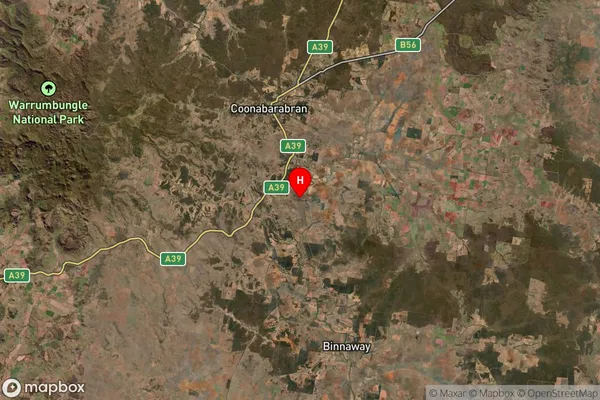 Wattle Springs,New South Wales Satellite Map
