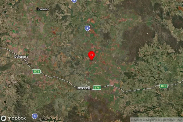 Wandera,New South Wales Satellite Map