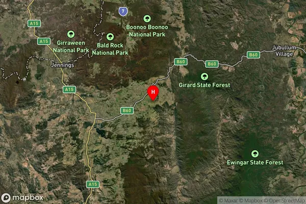 Timbarra,New South Wales Satellite Map