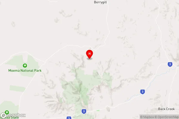 Berrigal,New South Wales Area Map