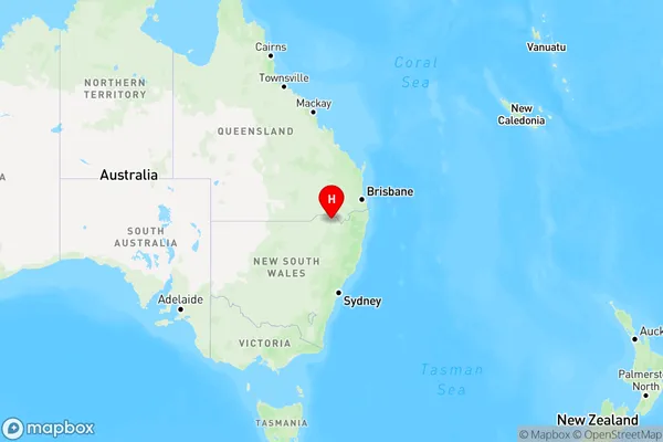 Blue Nobby,New South Wales Region Map