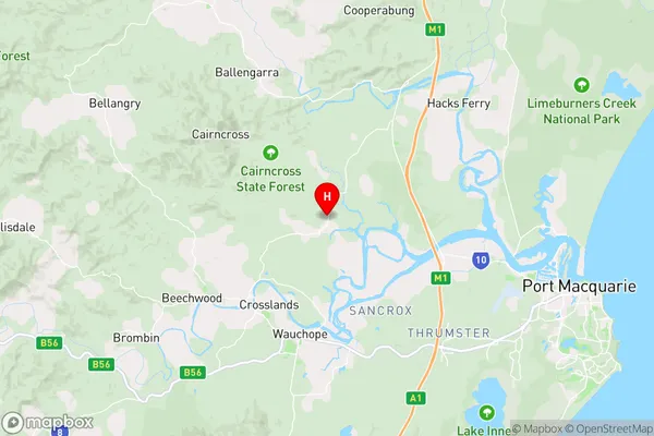 Pembrooke,New South Wales Area Map