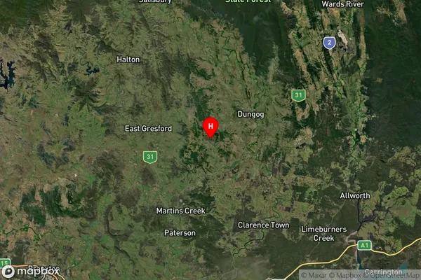 Wallaringa,New South Wales Satellite Map