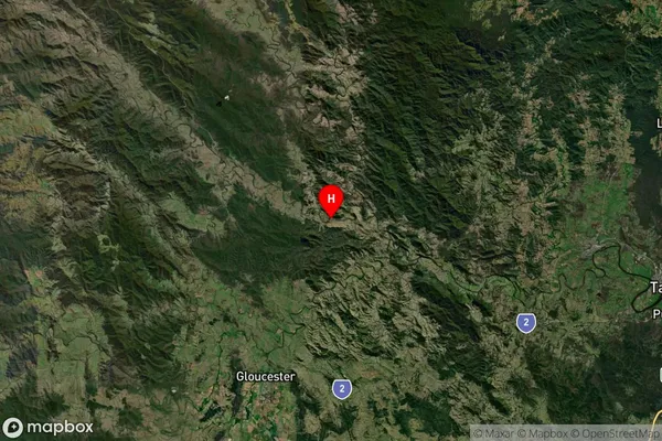 Callaghans Creek,New South Wales Satellite Map
