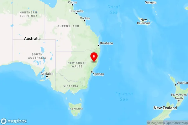 Mares Run,New South Wales Region Map