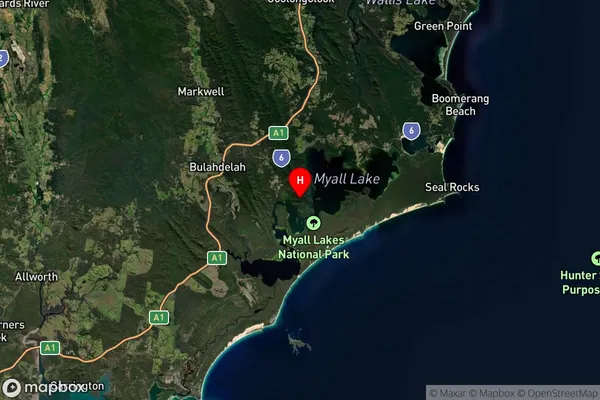 Violet Hill,New South Wales Satellite Map