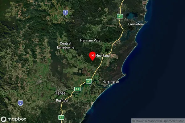 Lansdowne Forest,New South Wales Satellite Map