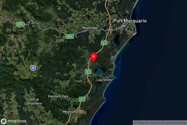 Bobs Creek,New South Wales Satellite Map