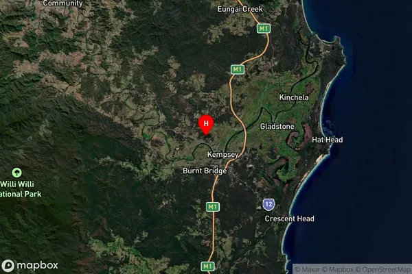 Greenhill,New South Wales Satellite Map