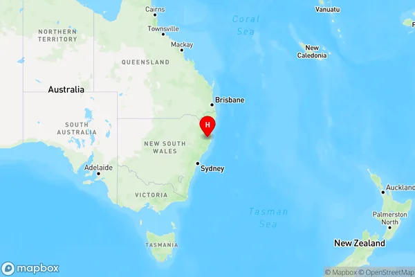 Banda Banda,New South Wales Region Map