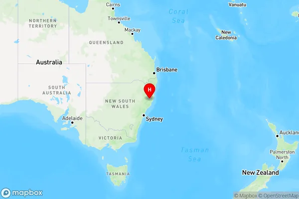 Debenham,New South Wales Region Map