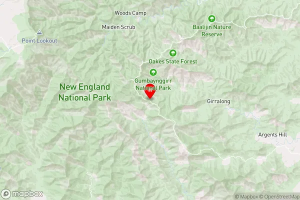 Killiekrankie,New South Wales Area Map