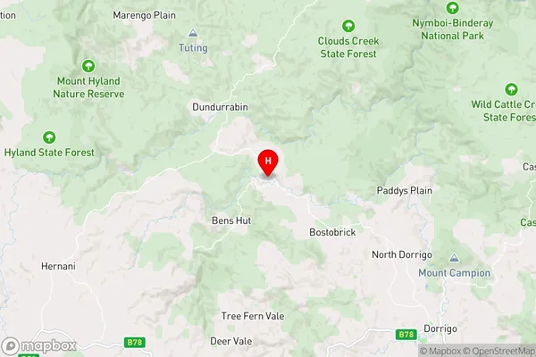 Moonpar,New South Wales Area Map