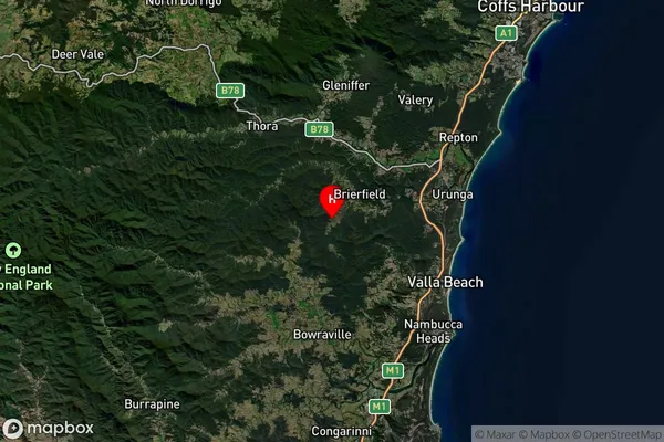 Spicketts Creek,New South Wales Satellite Map