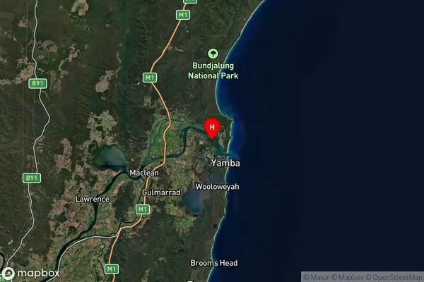 Freeburn Island,New South Wales Satellite Map