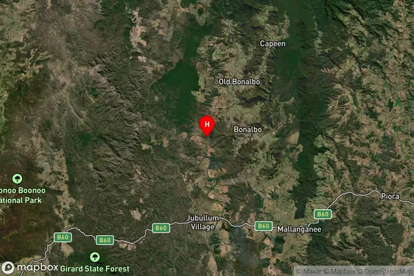Lower Duck Creek,New South Wales Satellite Map