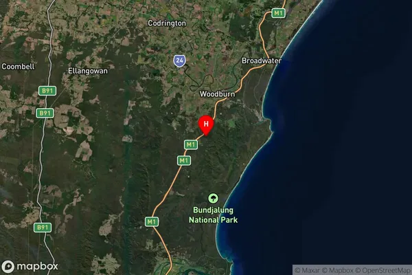 Moonem,New South Wales Satellite Map
