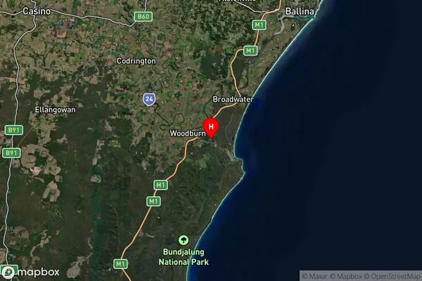 Doonbah,New South Wales Satellite Map