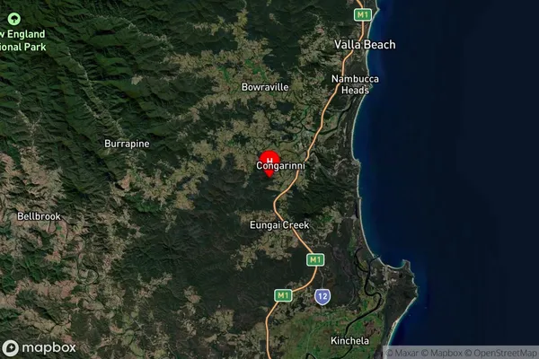 Congarinni,New South Wales Satellite Map