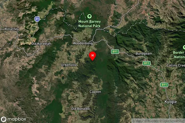 Brumby Plains,New South Wales Satellite Map