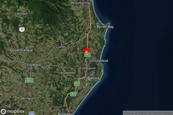 Kinvara,New South Wales Satellite Map