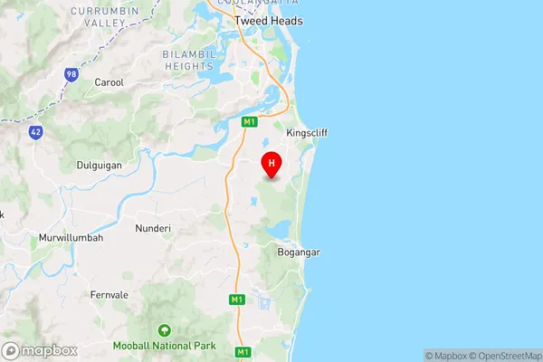 Kings Forest,New South Wales Area Map