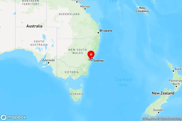 East Corrimal,New South Wales Region Map