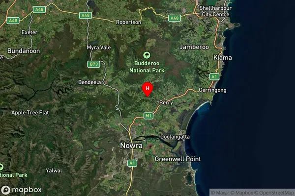 Berry Mountain,New South Wales Satellite Map