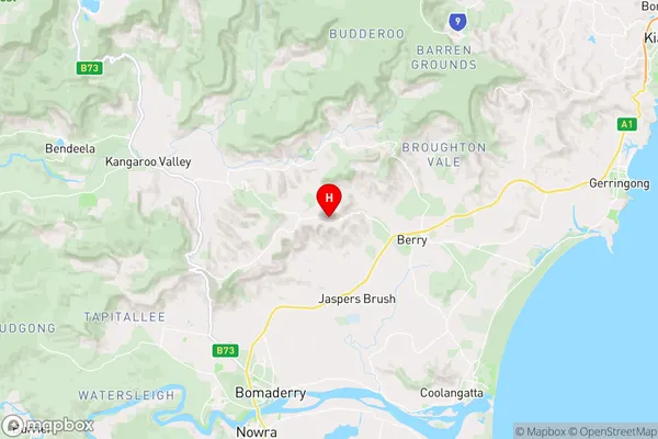 Berry Mountain,New South Wales Area Map