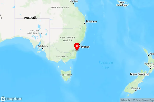 Pebbly Beach,New South Wales Region Map