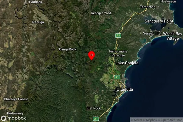 Porters Creek,New South Wales Satellite Map