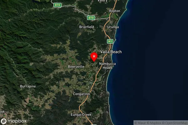 Newee Creek,New South Wales Satellite Map