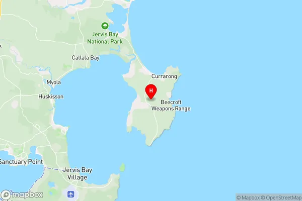 Beecroft Peninsula,New South Wales Area Map