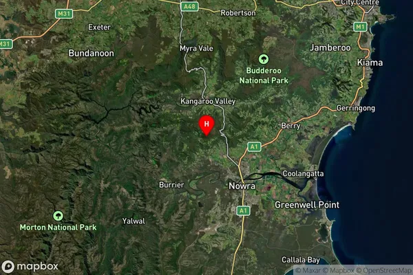 Browns Mountain,New South Wales Satellite Map