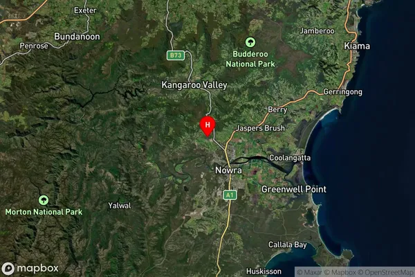 Cambewarra Village,New South Wales Satellite Map