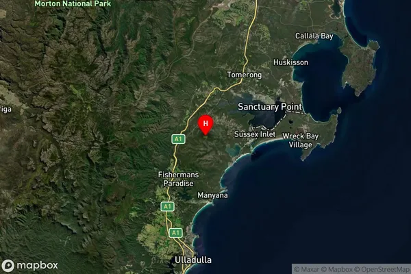 Mondayong,New South Wales Satellite Map