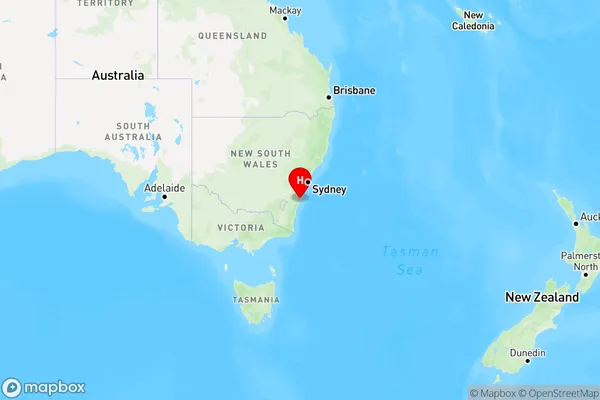 Mondayong,New South Wales Region Map