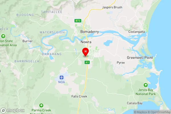 South Nowra,New South Wales Area Map