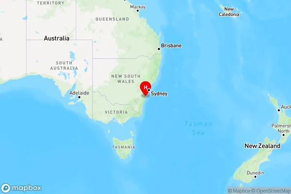 South Nowra,New South Wales Region Map